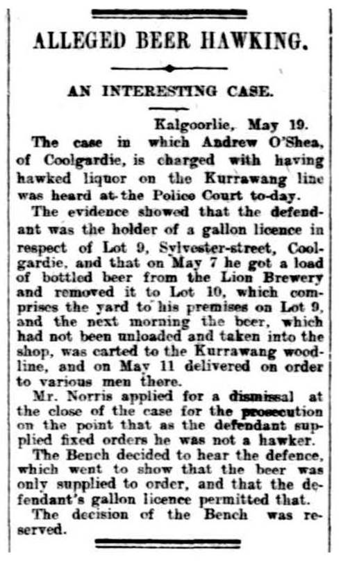 The West Australian Perth WA Thursday 20 May 1909.JPG